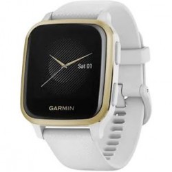Reloj Garmin Venu Sq blanco, correa de silicona blanco 010-02427-11